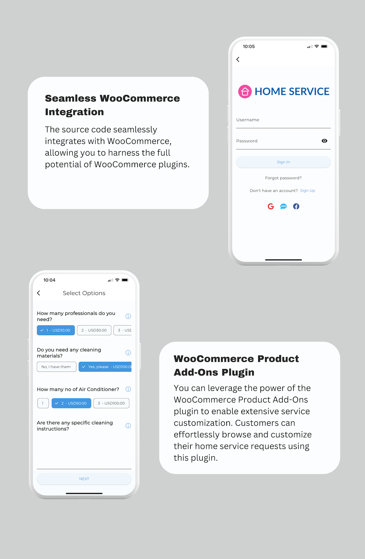 Powerful Flutter Mobile App for Home Service