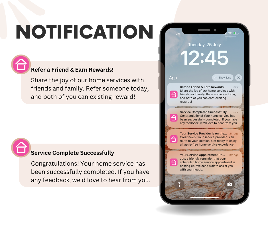 Powerful Flutter Mobile App for Home Service